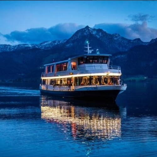 Adventní Wolfgangsee, plavba po jezeře, to tu ještě nebylo